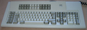 at key board